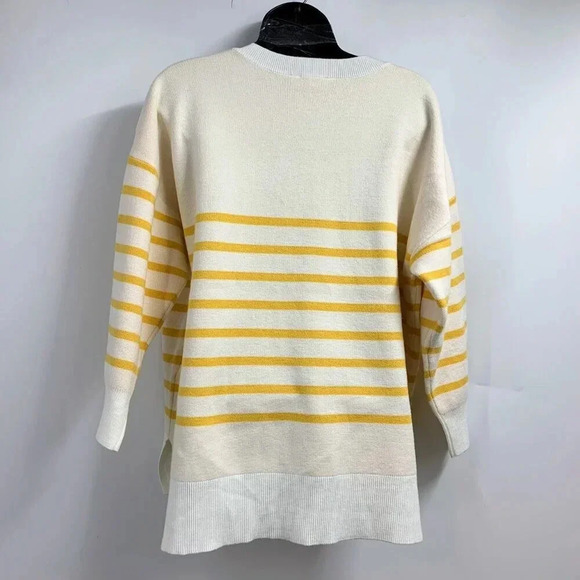 Philosophy Women's Striped V Neck Long Sleeve Pullover Sweater Size 1X NWT - Picture 2 of 14